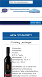 Mobile Screenshot of getraenke-buenger.de